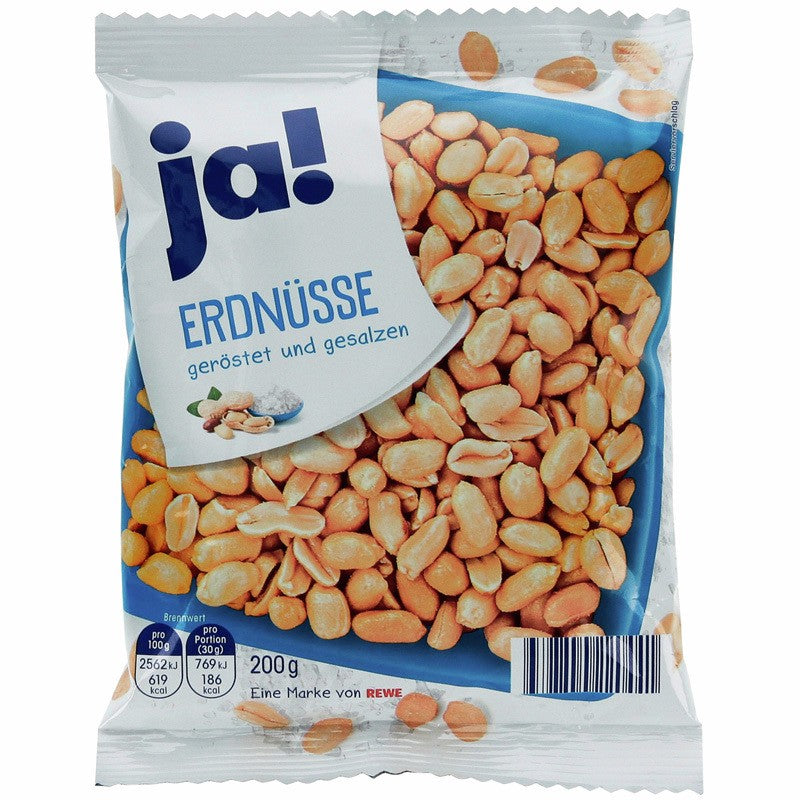Erdnusskerne geröstet und gesalzen 200g