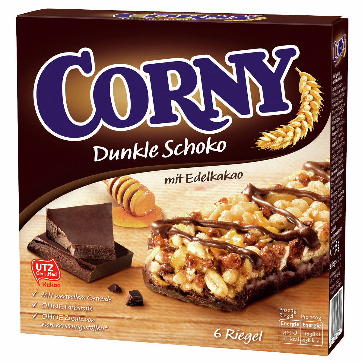 Corny dunkle Schokolade 6x Riegel