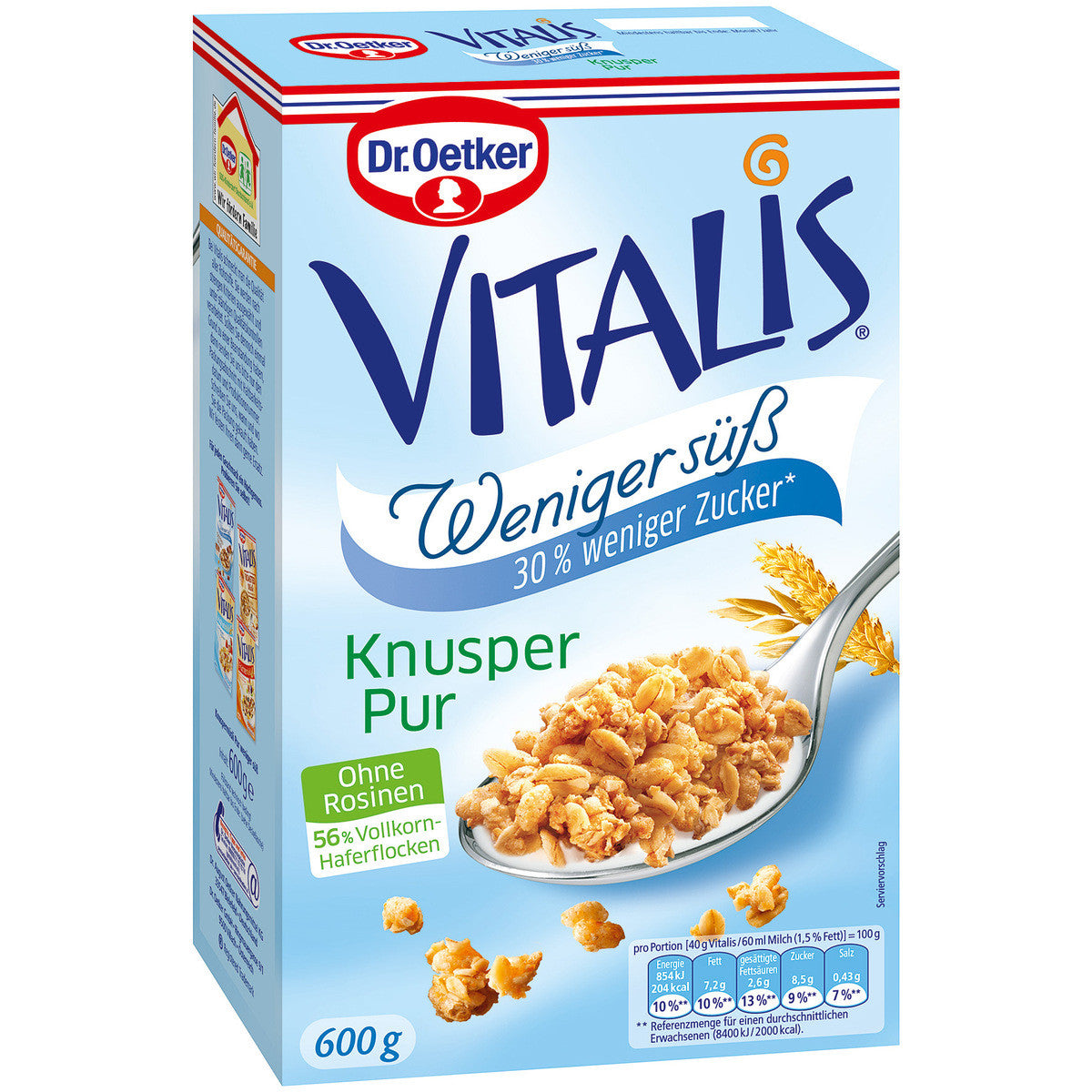 Dr. Oetker Vitalis Müsli 600g Packung