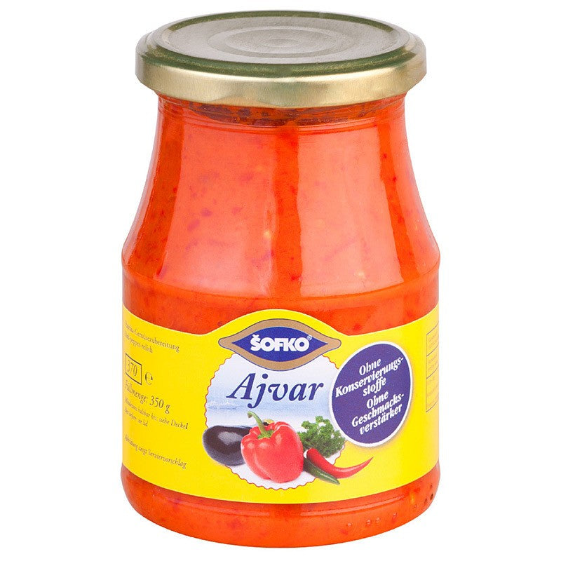 Sofko Ajvar 370ml Glas, 350g
