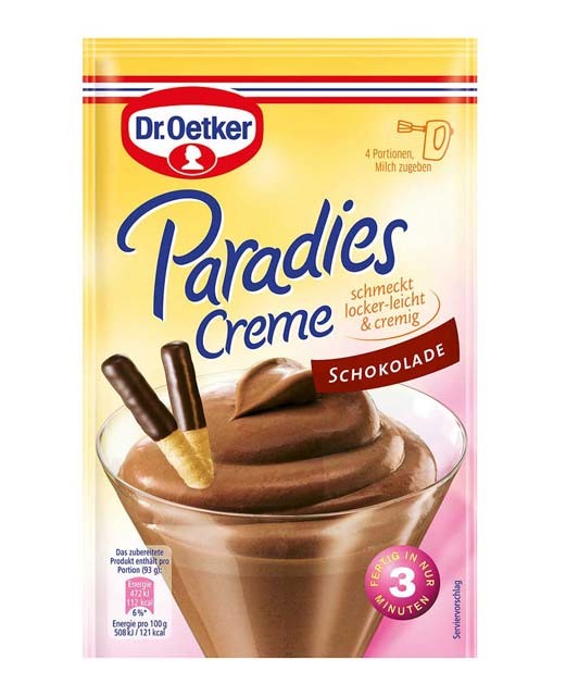 Dr. Oetker Paradies Creme Schokolade 74g
