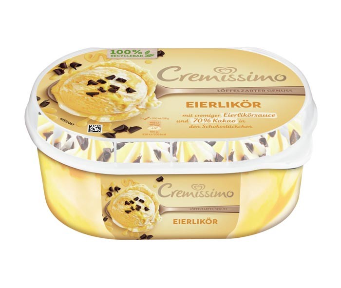 Langnese Eis Cremissimo Eierlikör 825ml
