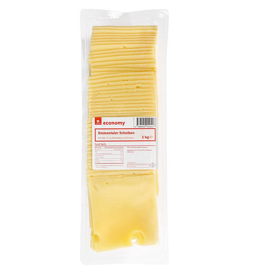 Emmentaler in Scheiben XL Packung, 1kg