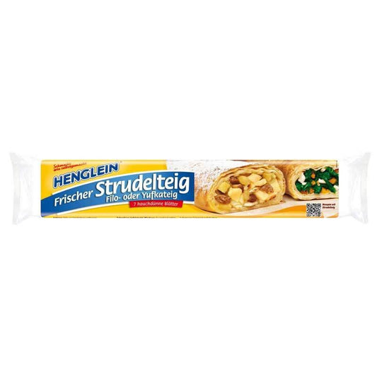 Henglein Frischer Strudelteig Filo- oder Yufkateig 300g