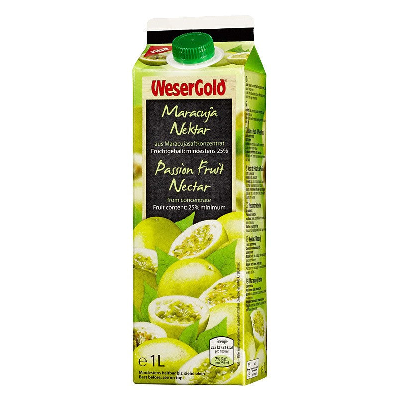 Weser Gold Maracuja-Nektar 1L