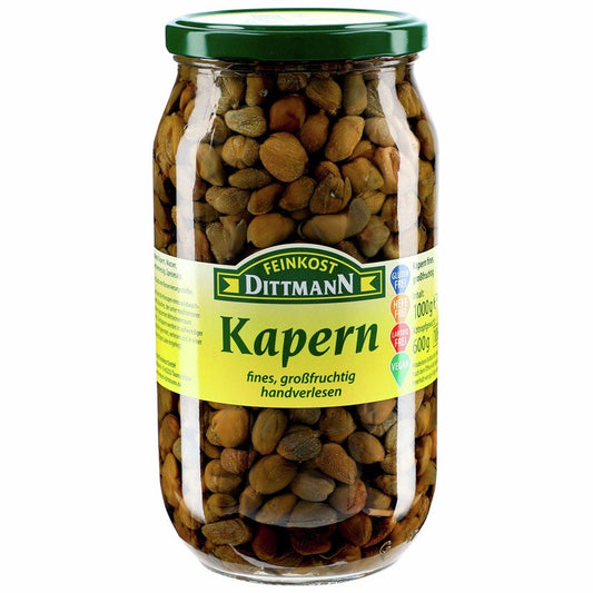 Dittmann Kapern fines großfruchtig handverlesen 1062ml Glas, 600g