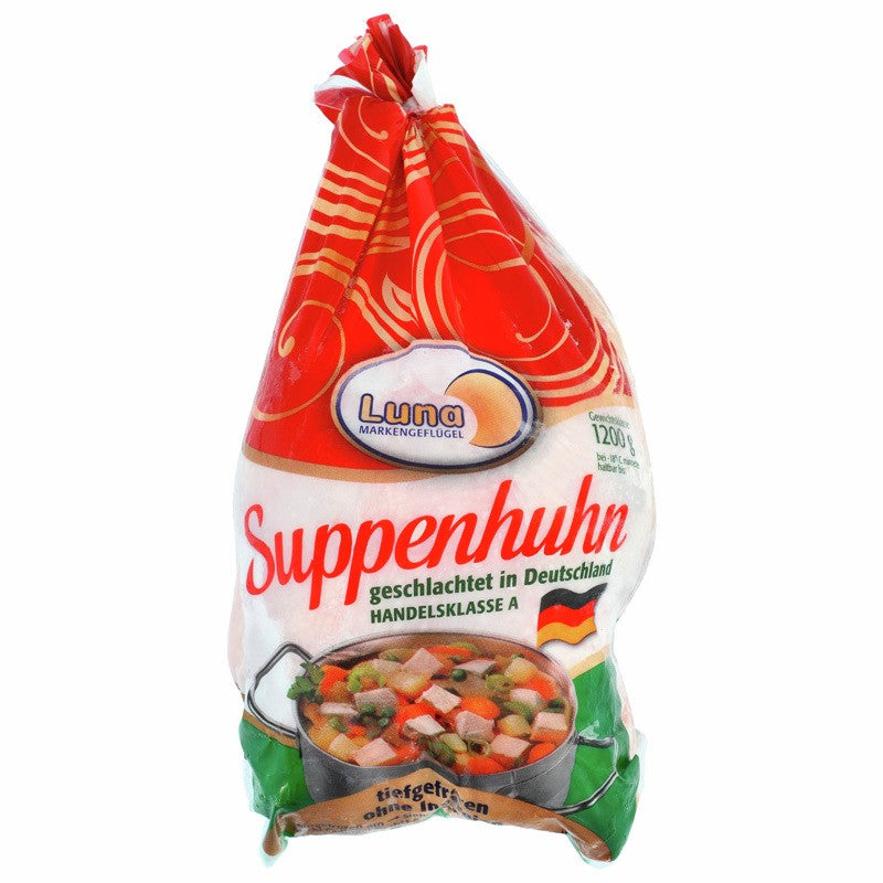 Luna Deutsches Suppenhuhn tiefgekühlt Handelsklasse A 1,2kg