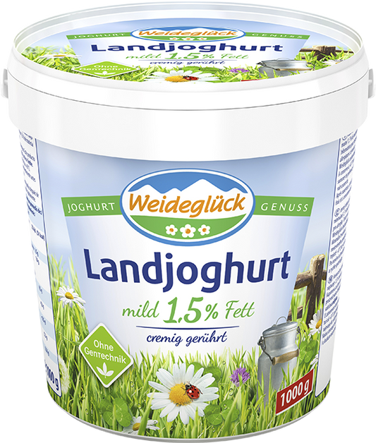 Weideglück Landjoghurt 1,5% 1kg
