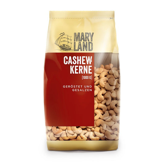 MARYLAND Cashewkerne geröstet und gesalzen 1kg