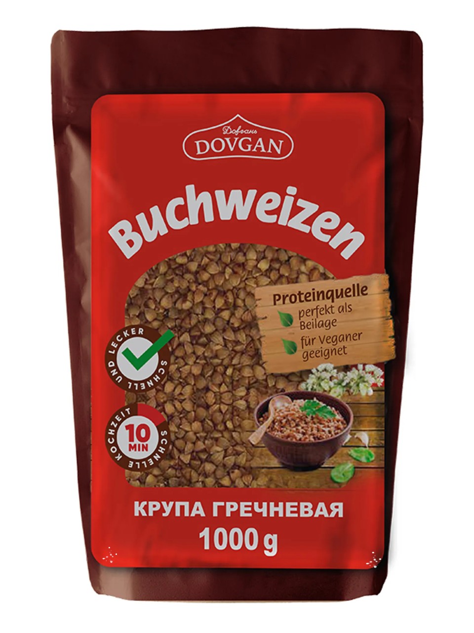 Dovgan Buchweizen, 1000g Packung