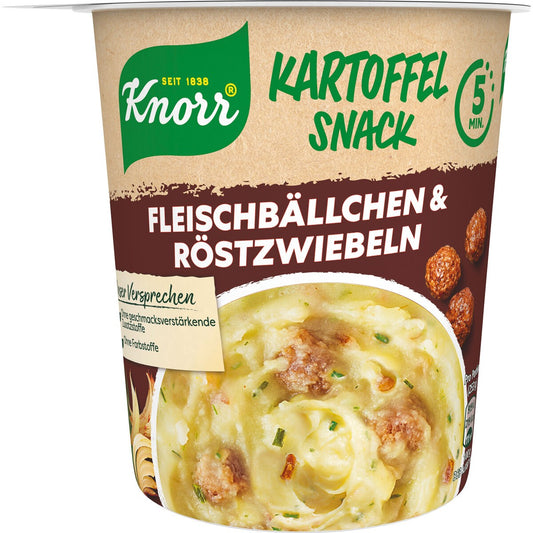 Knorr Kartoffel Snack Fleischbällchen & Röstzwiebel