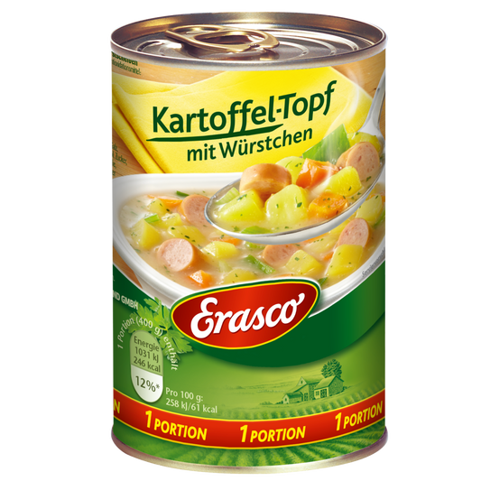Erasco Kartoffeltopf mit Würstchen 400g