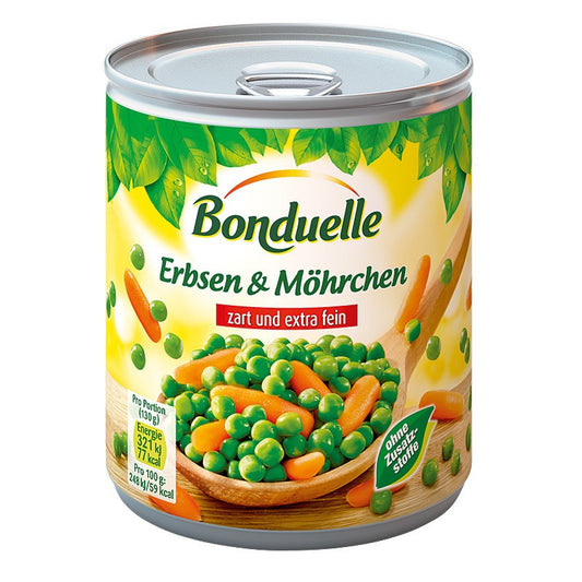 Bonduelle Erbsen und Möhren 850ml Dose, 530g