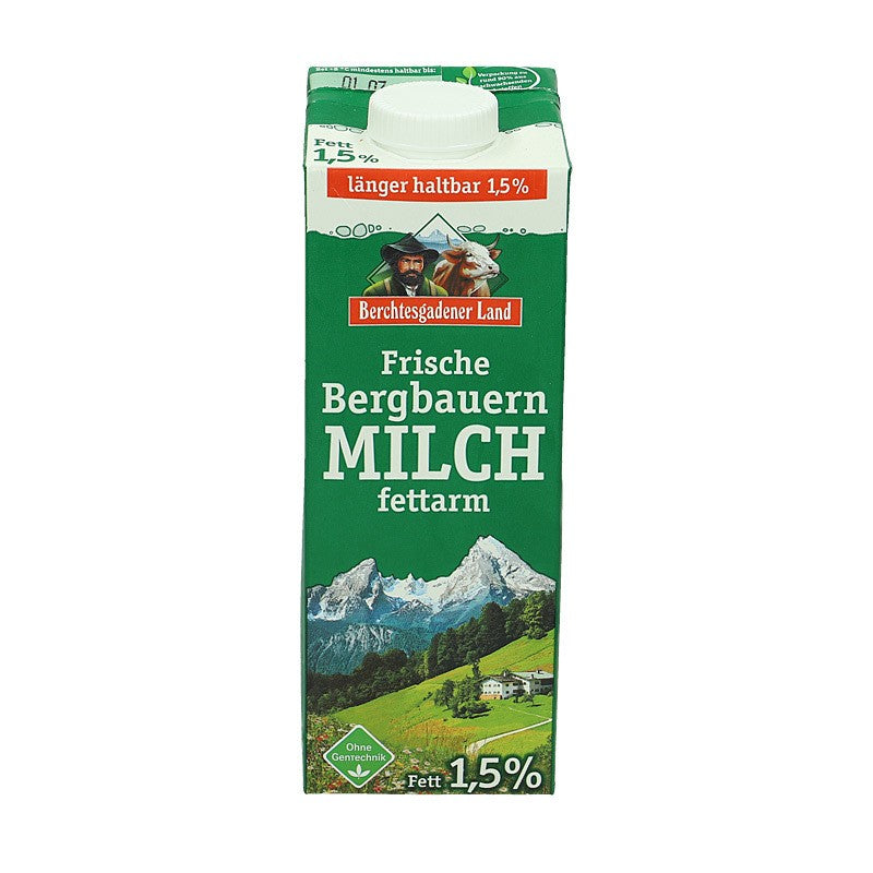 Berchtesgadener Frische Milch, 1,5%, länger haltbar