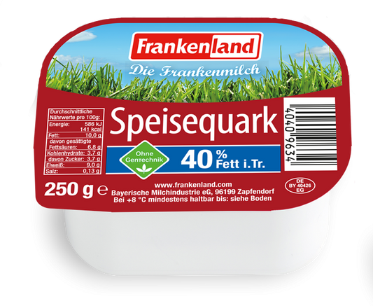 FrankenLand Speisequark 40% 250g