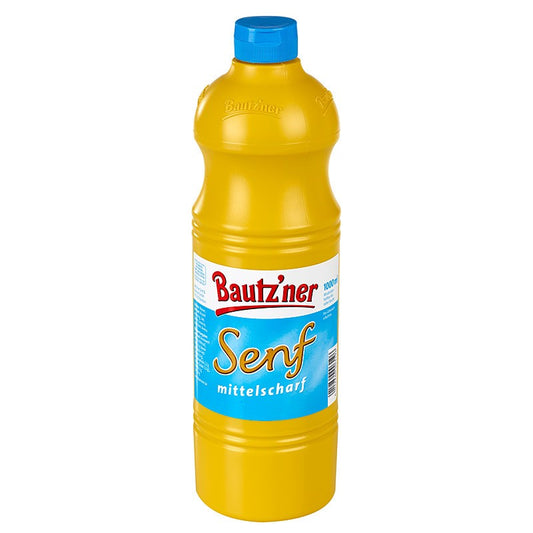 Bautz`ner Senf mittelscharf 1000ml
