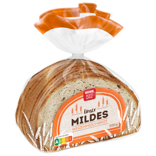 Mildes Weizenmischbrot, 500g