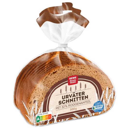 Urväter Schnitten mit 32% Roggenanteil 500g