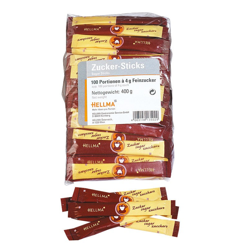 Hellma Zuckersticks 100x4g