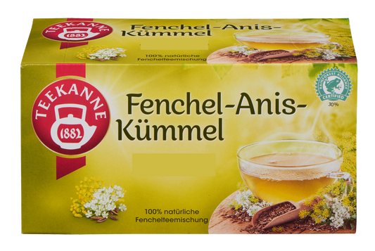 Teekanne Fenchel Anis-Kümmel 20x3g