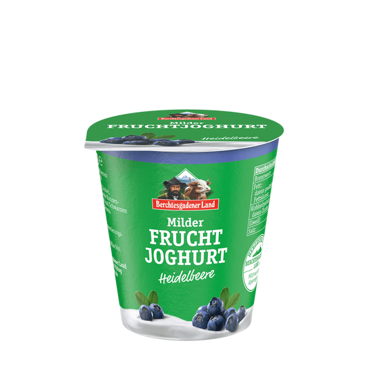 Berchtesgadener Land Milder Fruchtjoghurt Heidelbeere 3,5%, 100g