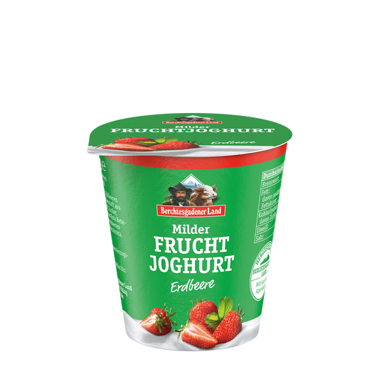 Berchtesgadener Land Milder Fruchtjoghurt Erdbeere 3,5%, 100g