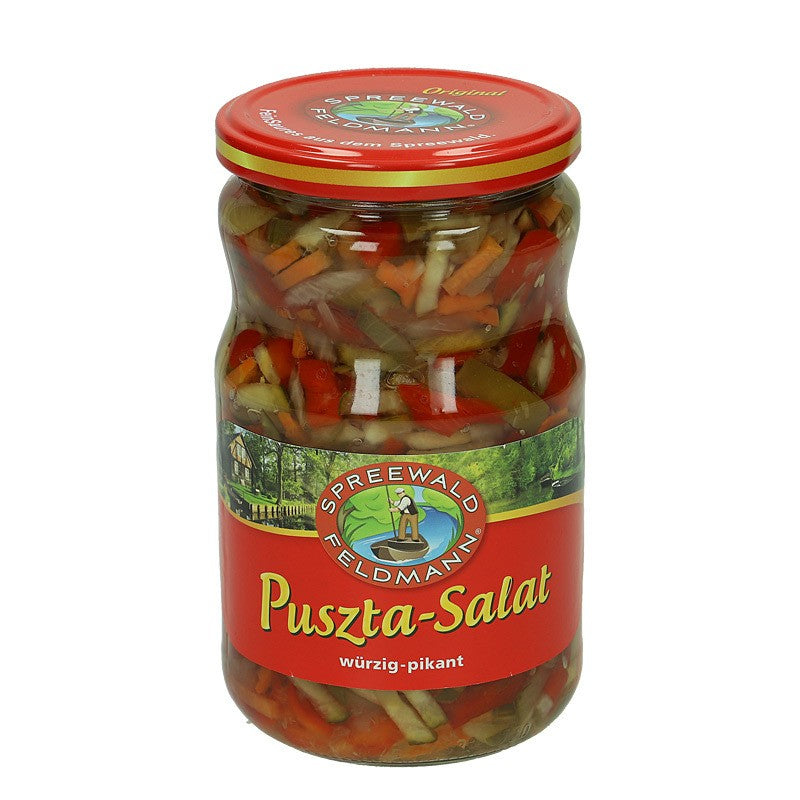 Spreewald Feldmann Puszta-Salat 720ml Glas, 370g
