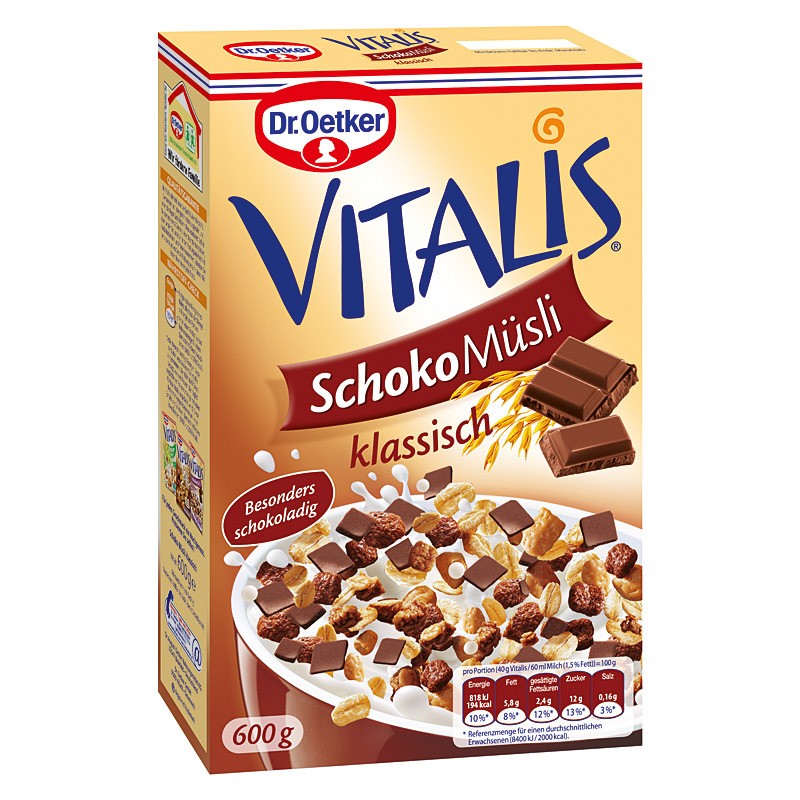 Dr. Oetker Müsli Schoko Vitalis 600g