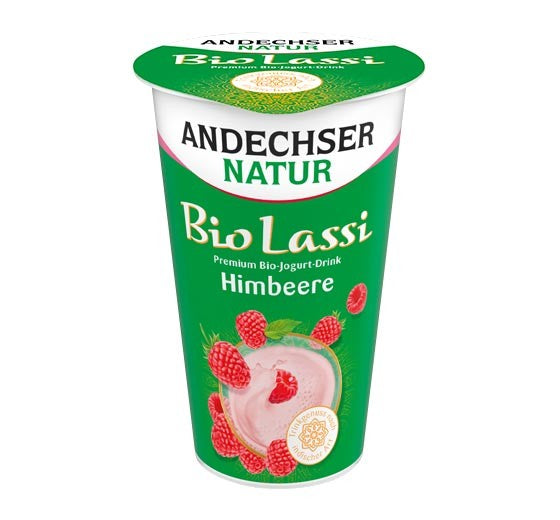 Andechser Lassi Premium Jogurt-Drink Himbeere