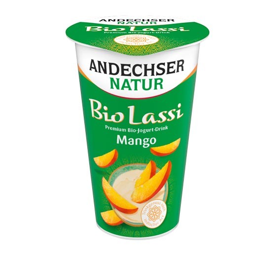 Andechser Lassi Premium Jogurt-Drink Mango
