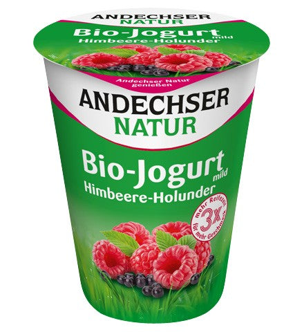 Andechser Joghurt Himbeere-Holunder 3,8% 400g