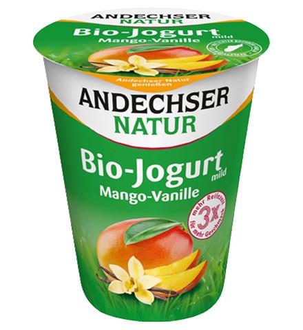 Andechser Joghurt Mango-Vanille 3,8% 400g