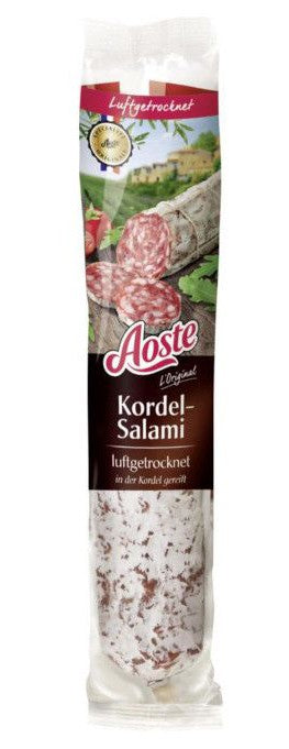 Aoste Kordel Salami luftgetrocknet in der Kordel gereift 250g
