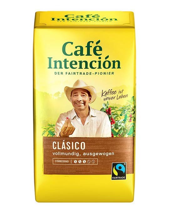 Fairtrade Kaffee Café Intención Clásico gemahlen 500g