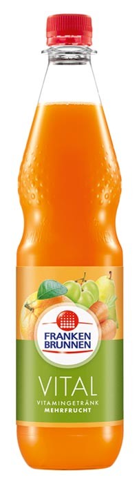 Franken Brunnen Vital Mehrfrucht Einzelflasche 0,75L PET
