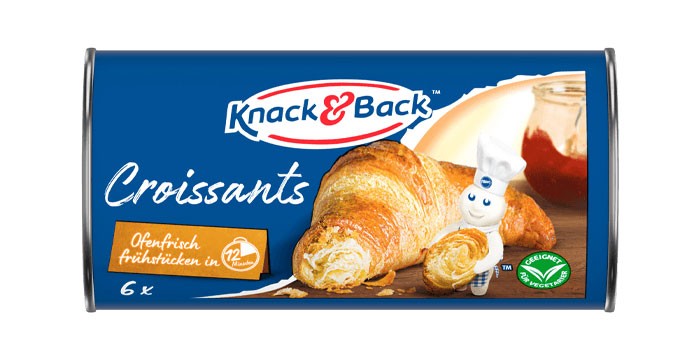 Knack & Back Croissants 250g (6 Stück)