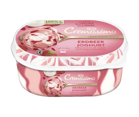 Langnese Eis Cremissimo Erdbeer Joghurt 825ml