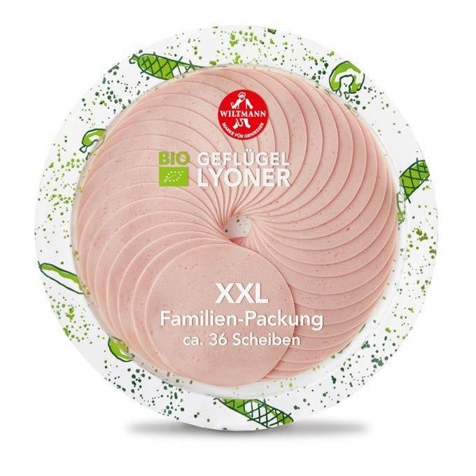 Wiltmann Geflügel Lyoner XXL, Familien-Packung, 200g